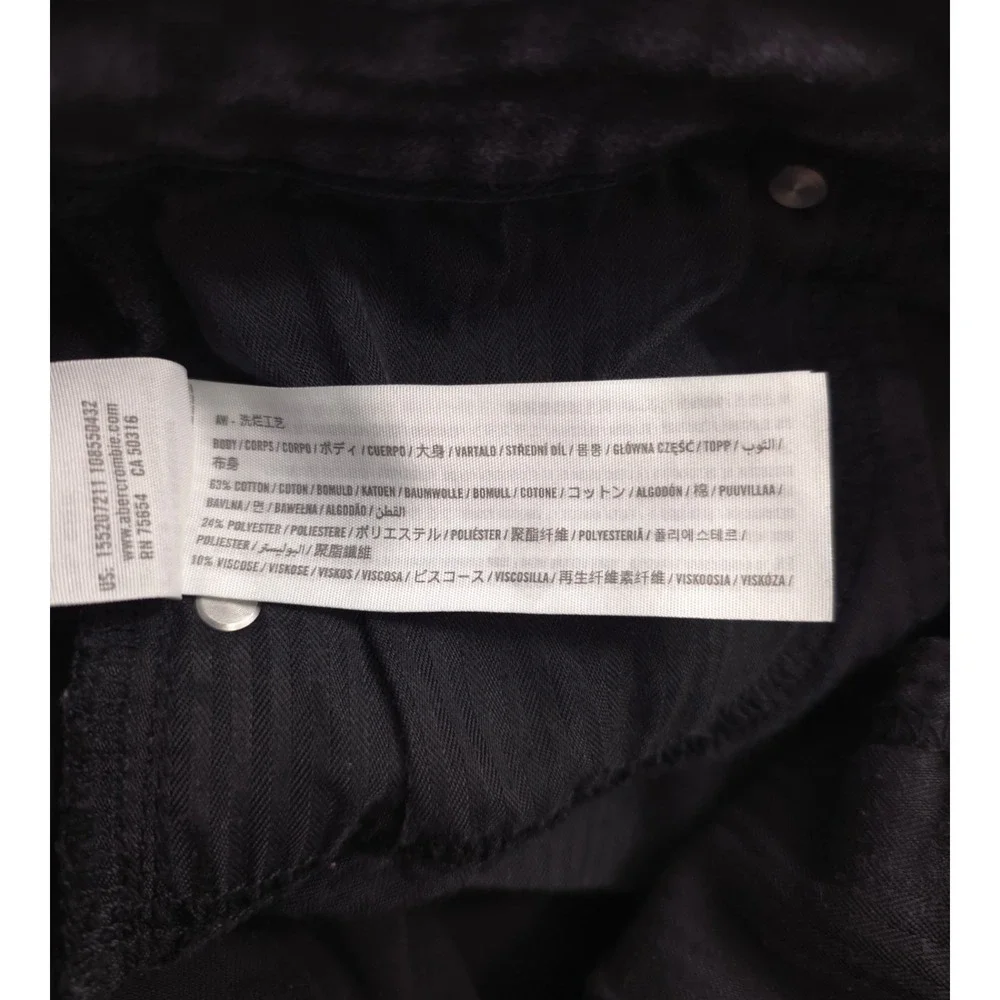 Abercrombie & Fitch Womens Jeans Super Skinny Ankle‎ 27/4R Button Fly Raw Hem